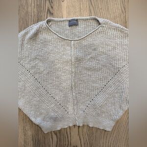 🩶 Light Bluish Gray Dolman Sleeve Knit Sweater